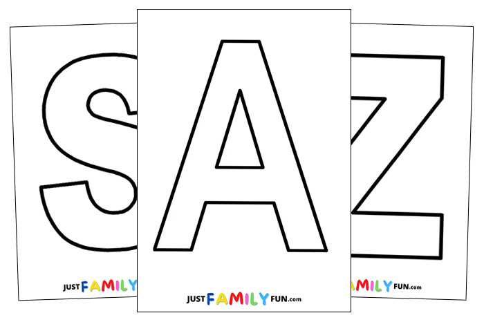 full page letters printable