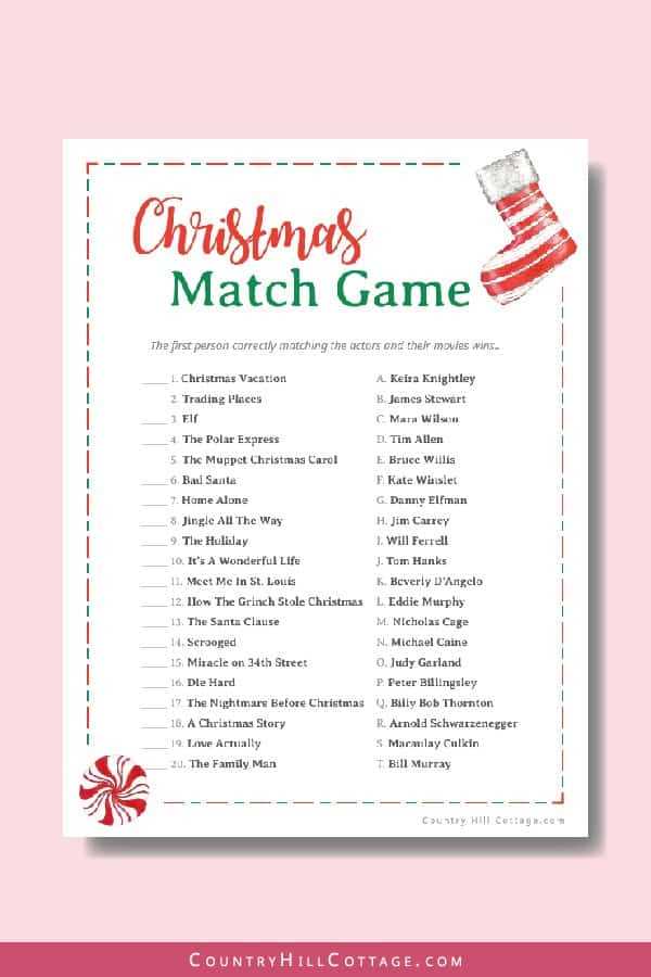 funny christmas party games for adults printable