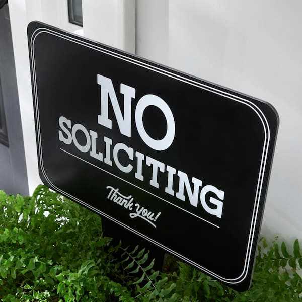 funny no soliciting sign printable