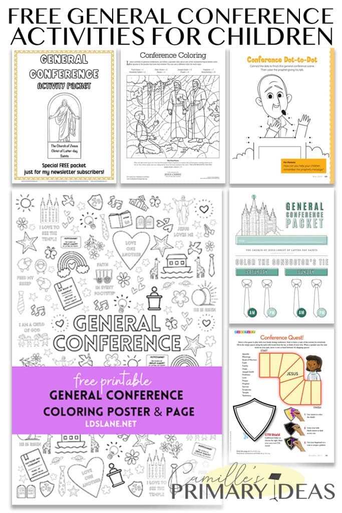 general conference notebook printable