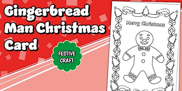 gingerbread man template printable free