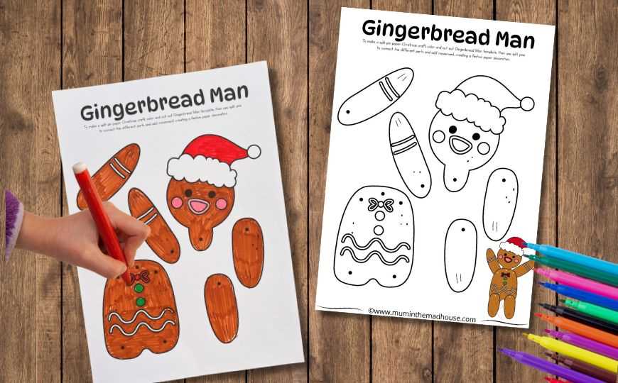 gingerbread printable free