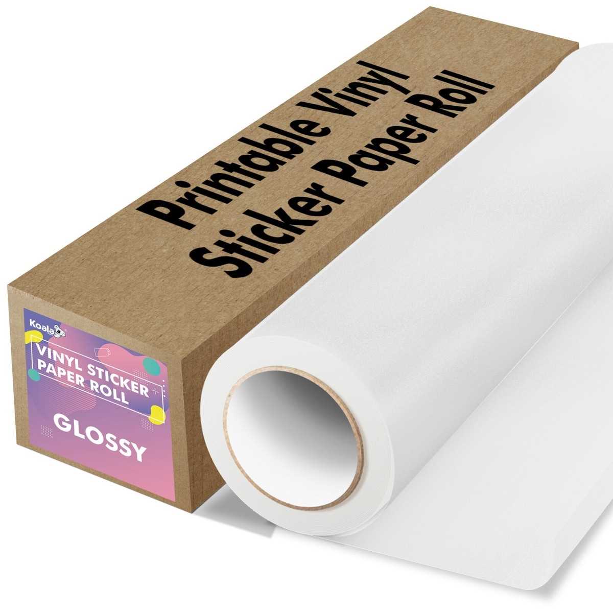 glossy printable vinyl sticker paper