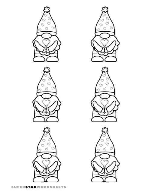 gnome template printable