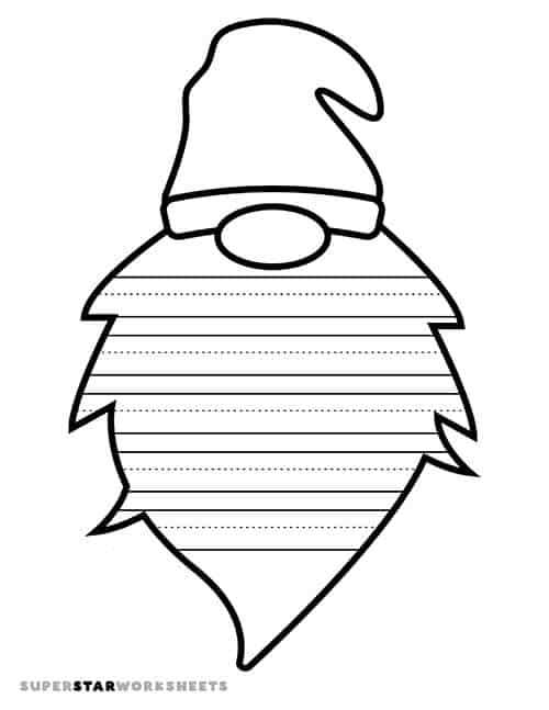 gnome template printable