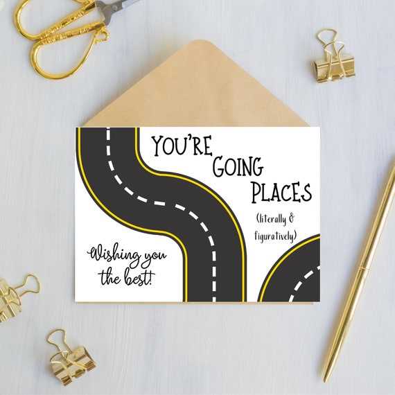 going away card printable