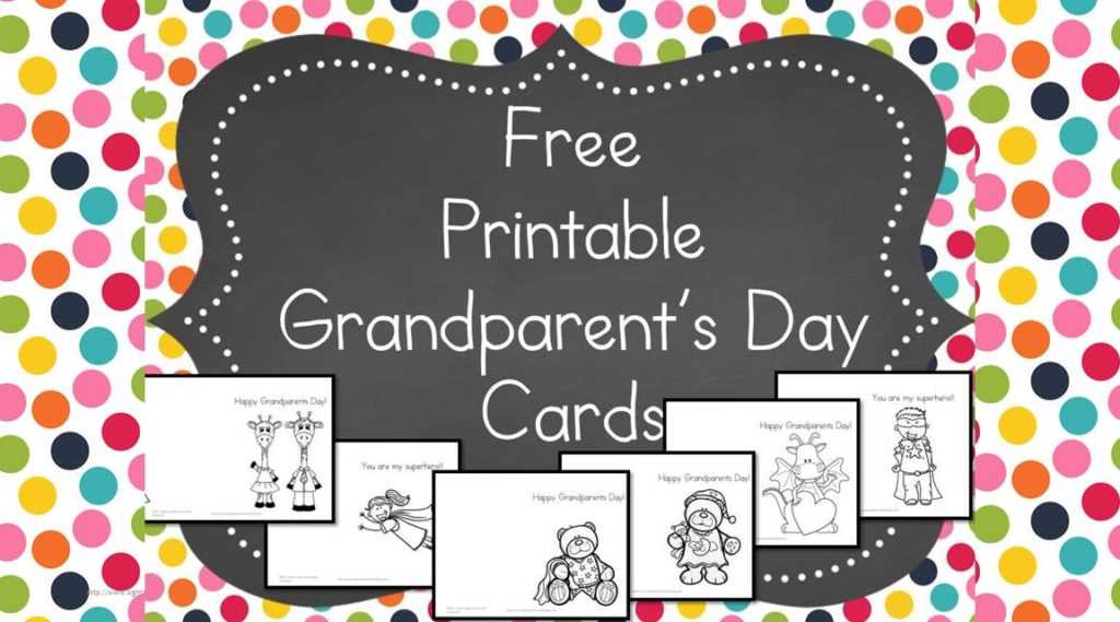 grandparents day free printables