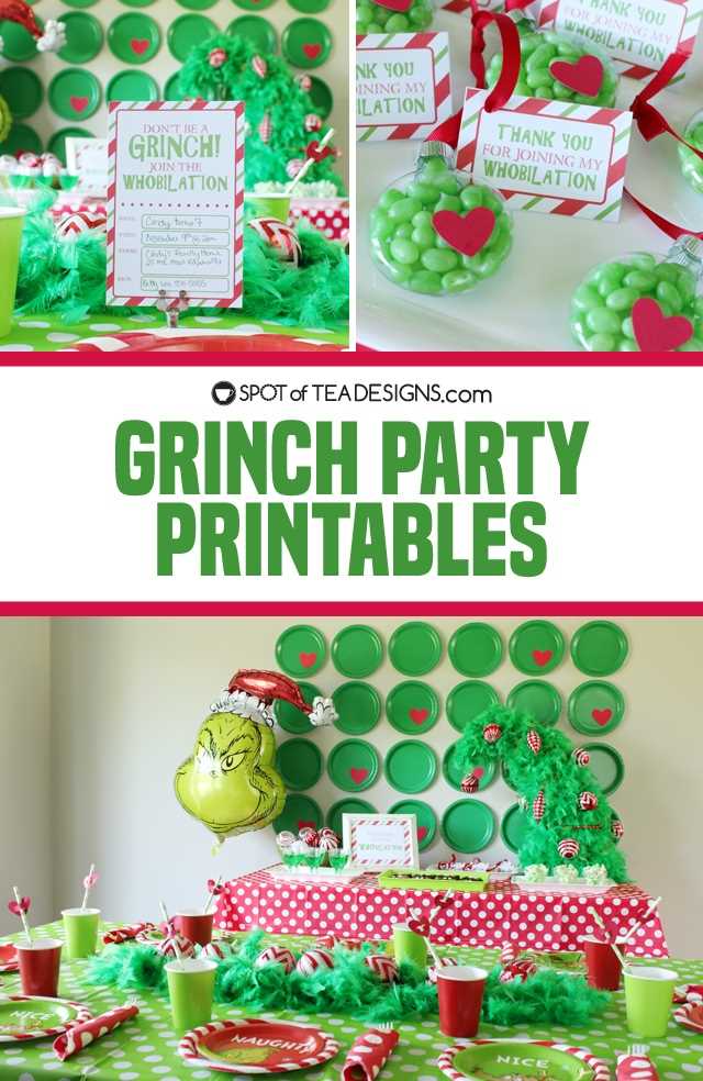grinch printables free