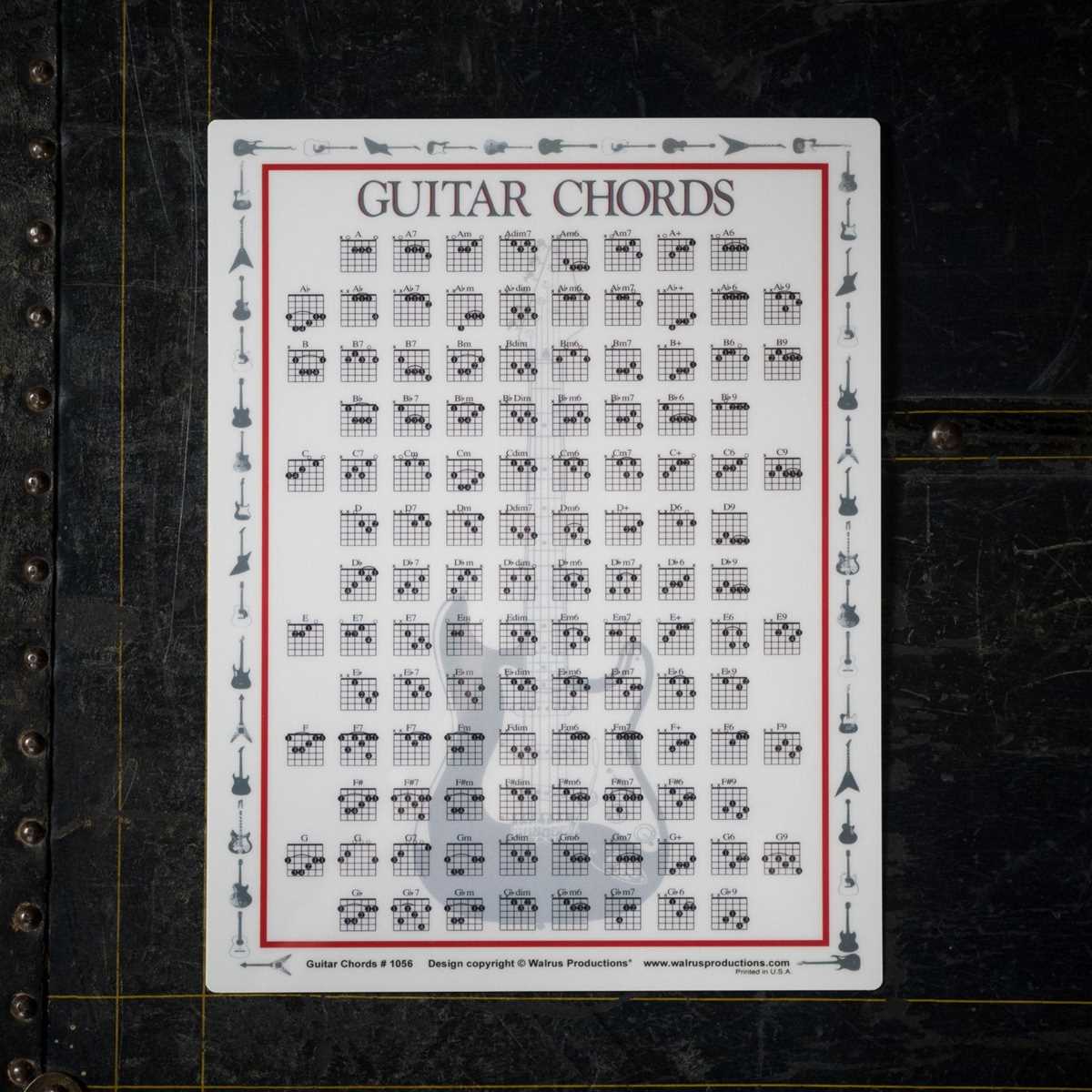 guitar chord chart for beginners printable