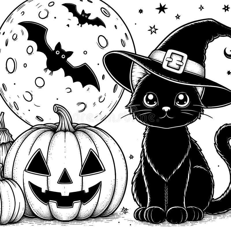 halloween black cat printable halloween black cat printable