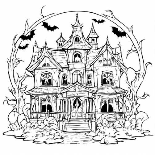 halloween color books printable