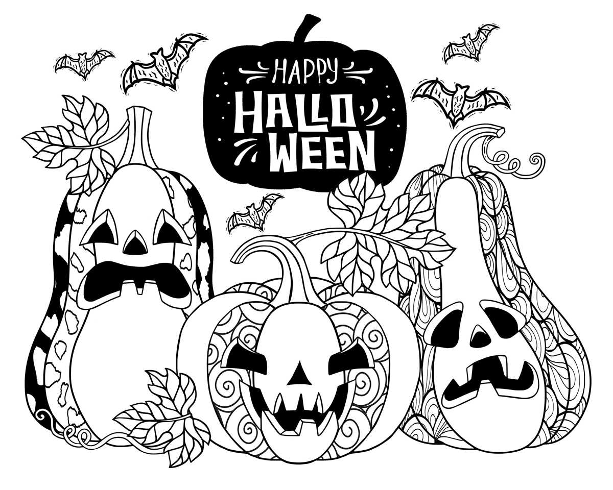 halloween coloring pages for adults printable