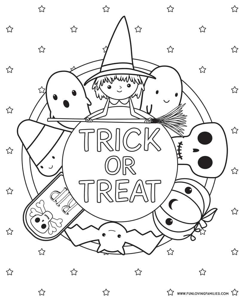 halloween coloring pages printables for free
