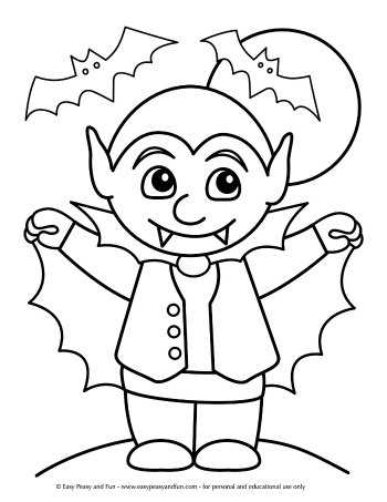 halloween colouring printable