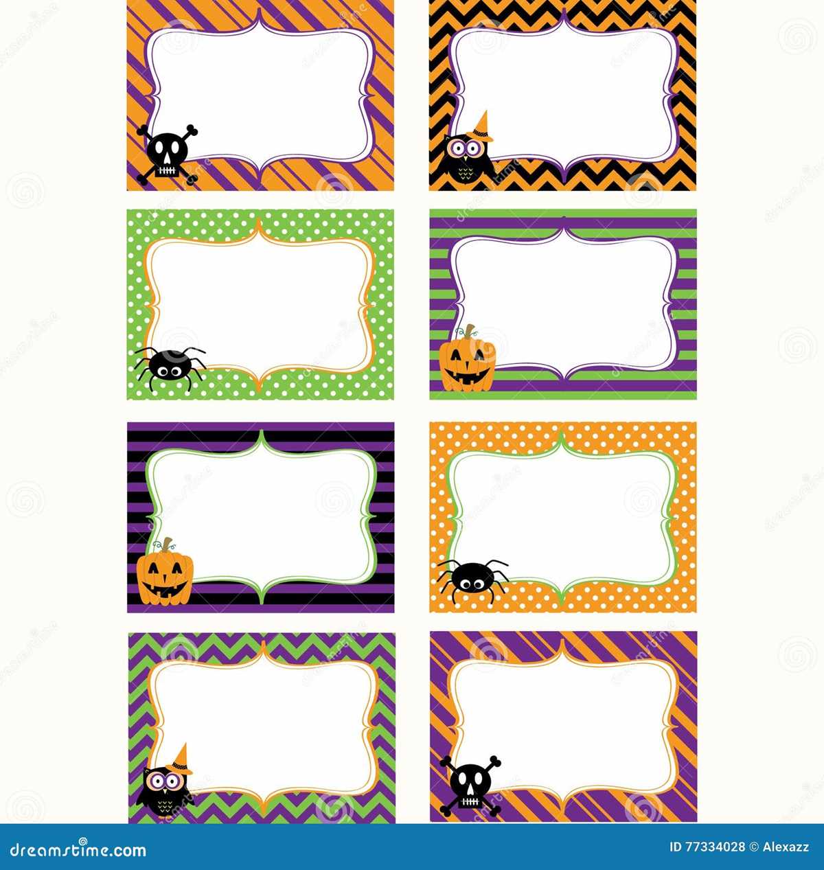halloween labels printable free