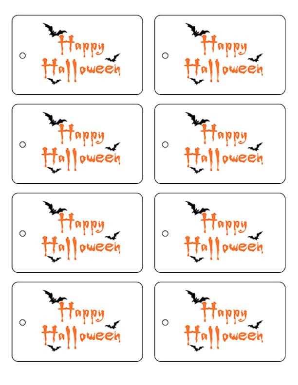 halloween labels printable free