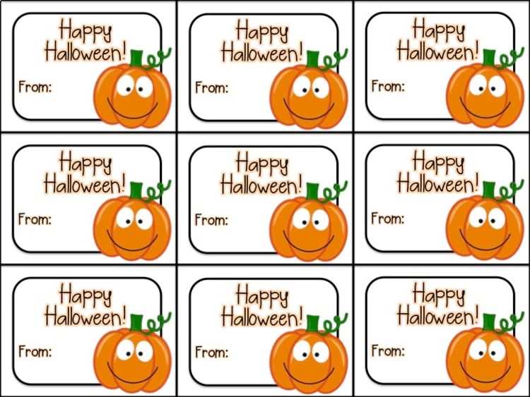 halloween labels printable free