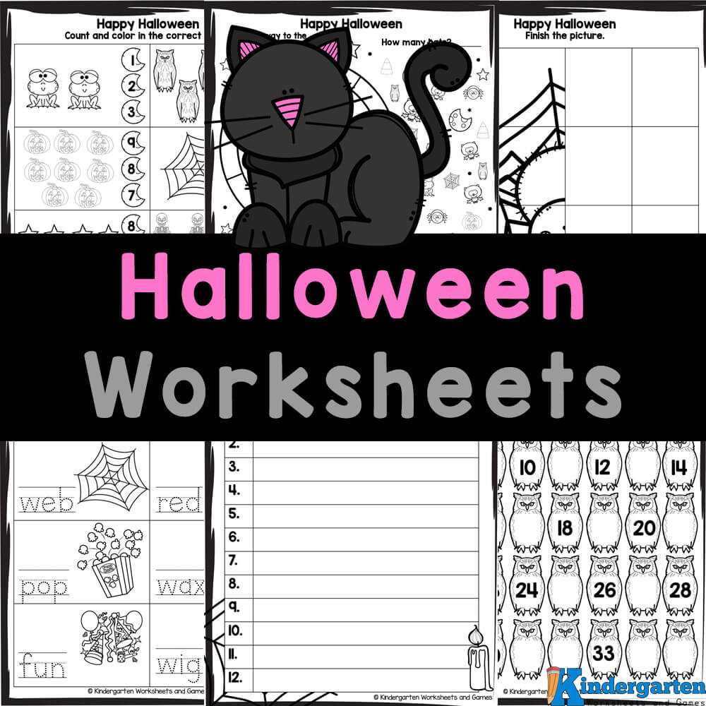 halloween worksheets printables