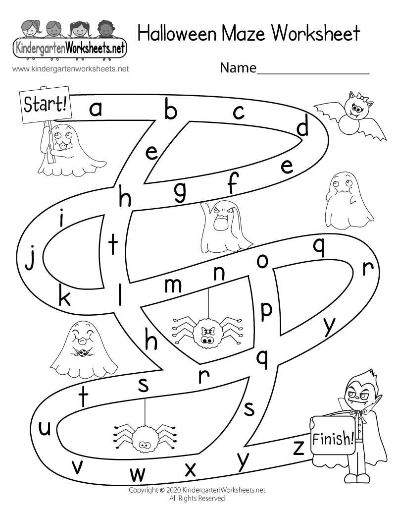 halloween worksheets printables
