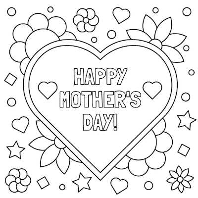 happy mothers day printable card
