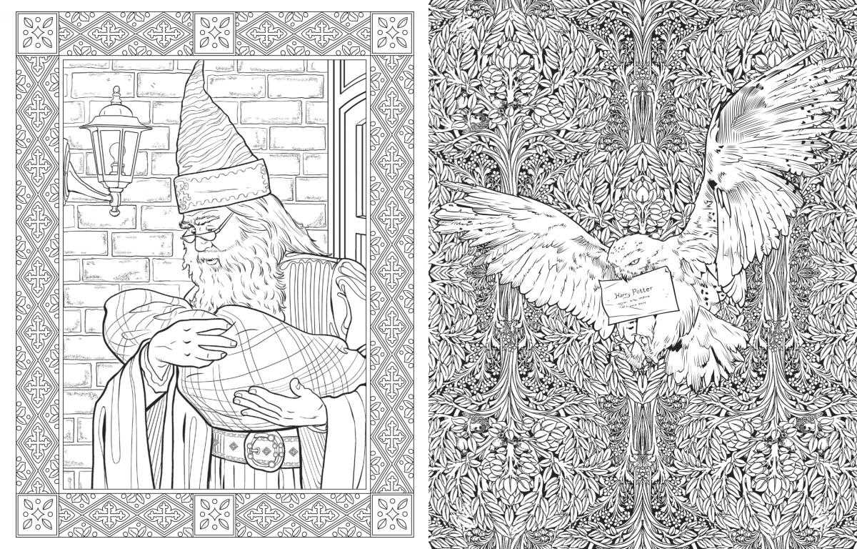 harry potter free printable coloring pages