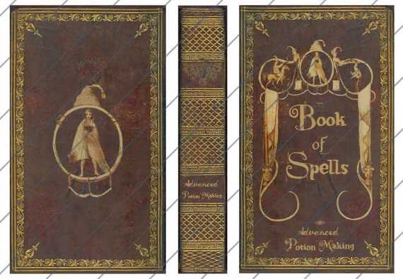 harry potter printable spells