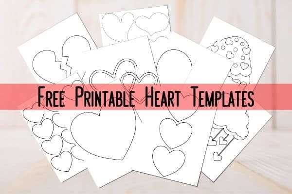 heart stencil printable free
