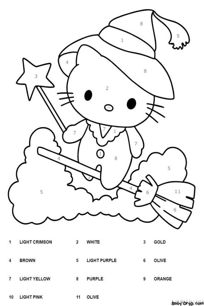 hello kitty halloween coloring pages printable