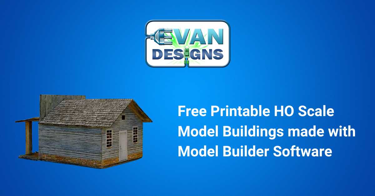ho scale free printable buildings