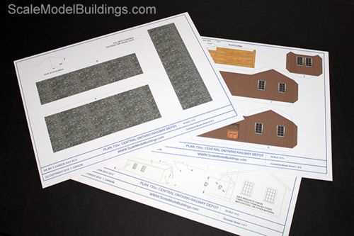 ho scale printable buildings free