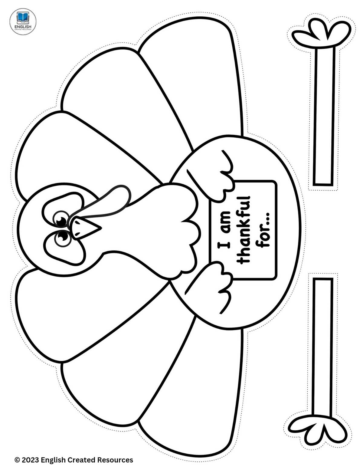 i am thankful for turkey printable