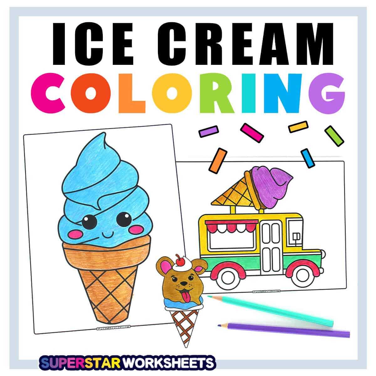ice cream printables free