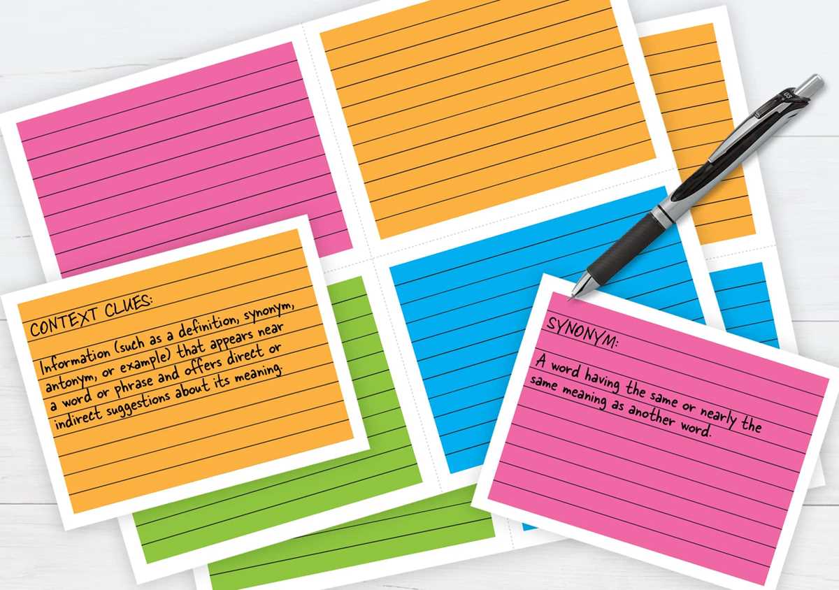 index cards printable