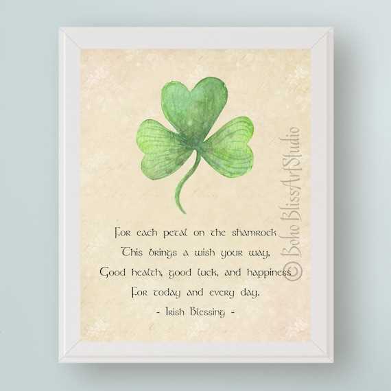 irish blessing printable free