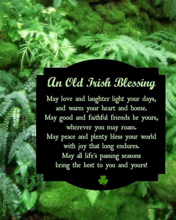 irish blessings printable