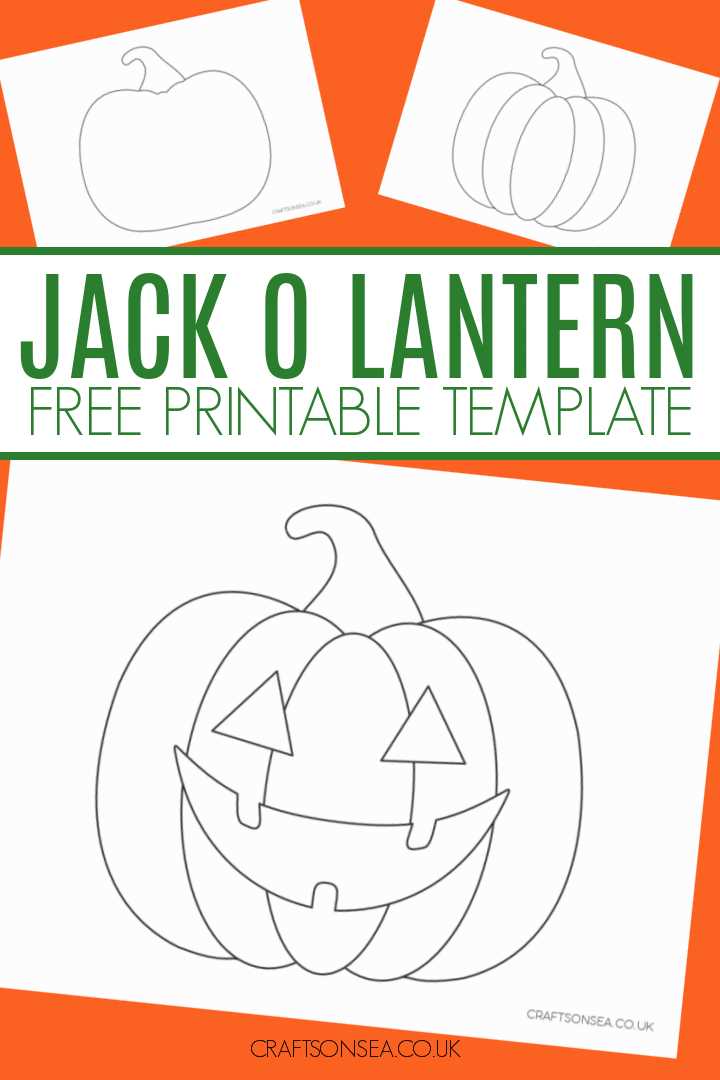 jack o lantern cut out printable