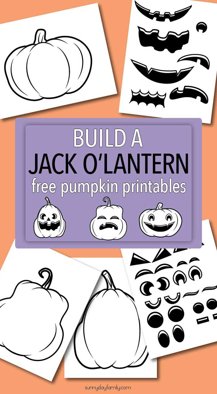 jack o lantern cut out printable