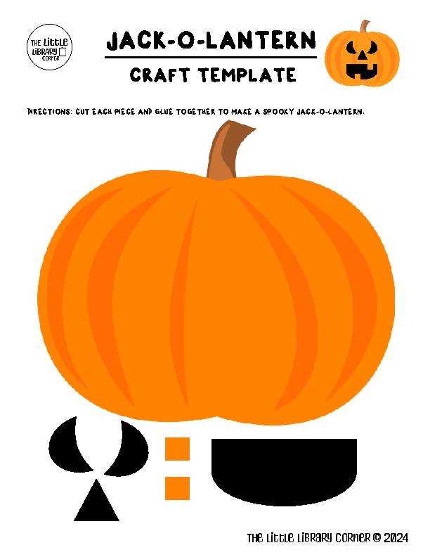 jack o lantern cut out printable