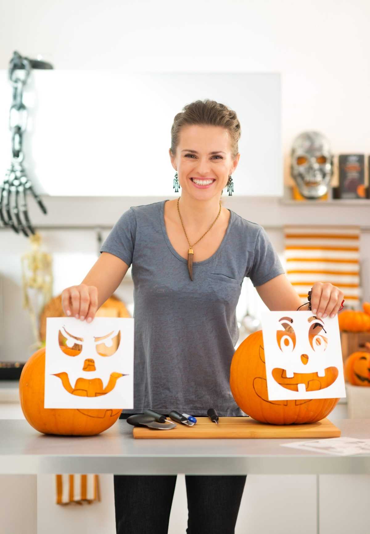 jack o lantern stencil printable