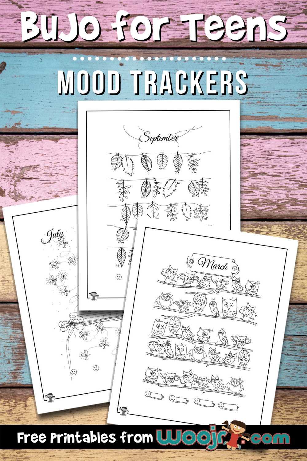 january mood tracker printable