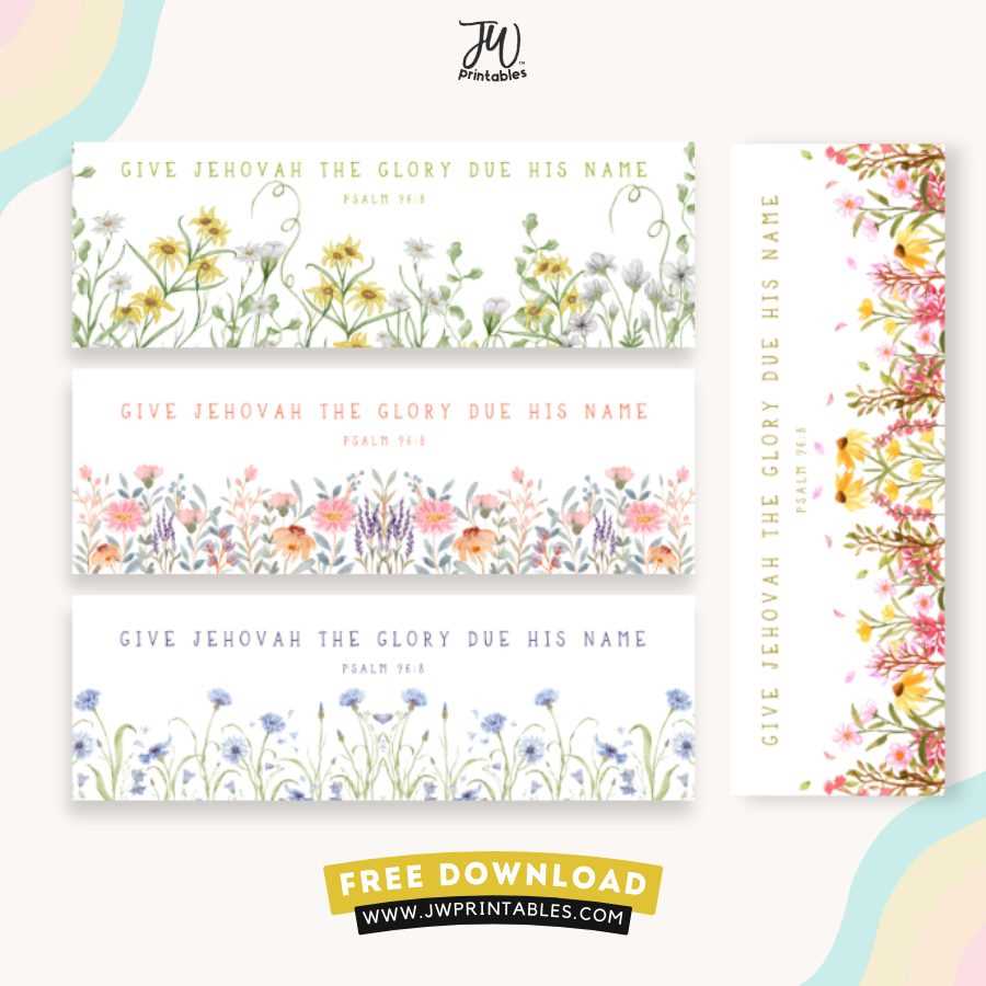 jw free printables