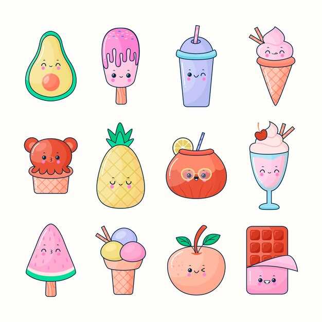 kawaii stickers printable