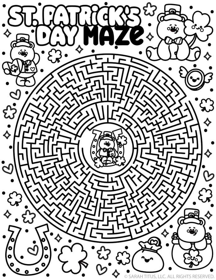 kids maze printable