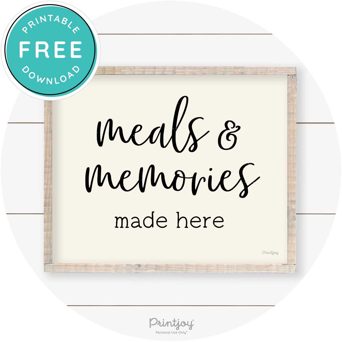 kitchen printable wall art