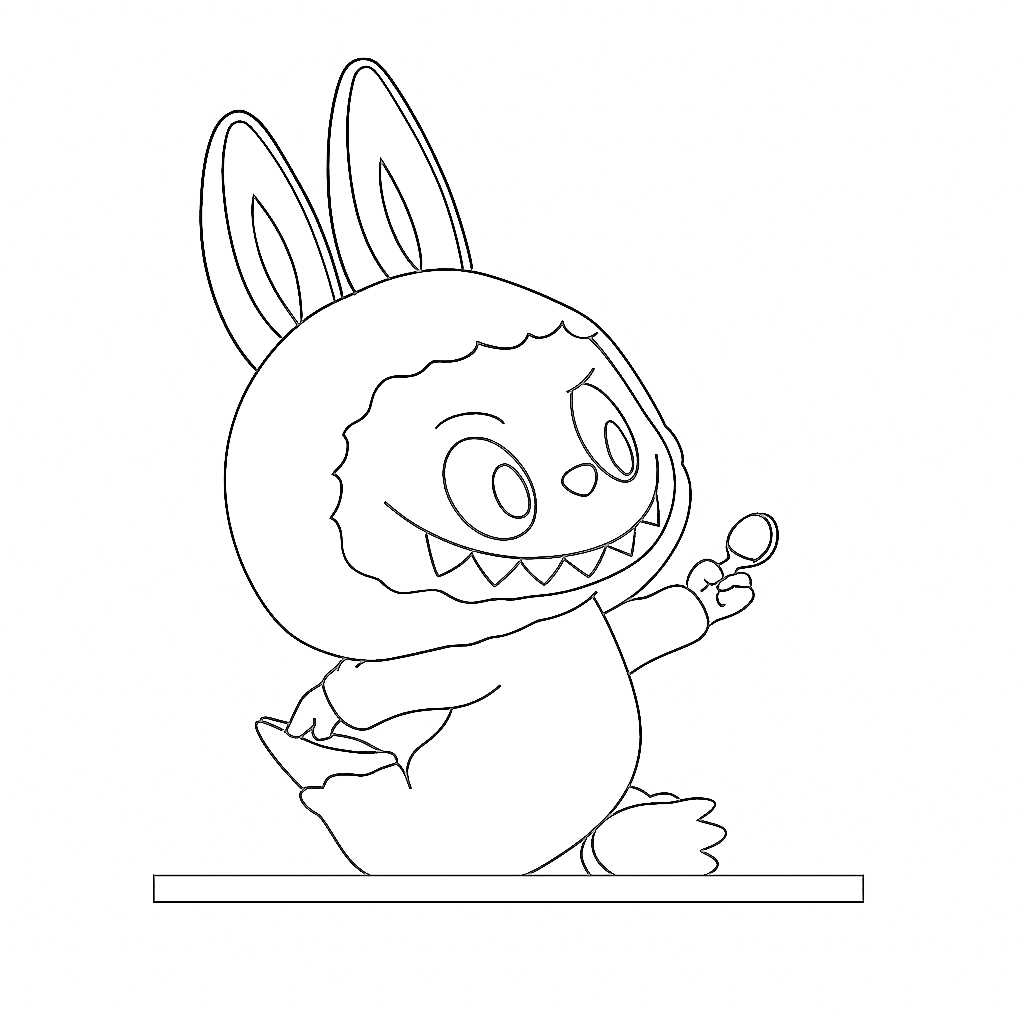 labubu coloring pages printable