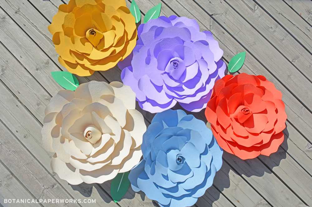 large printable flowers