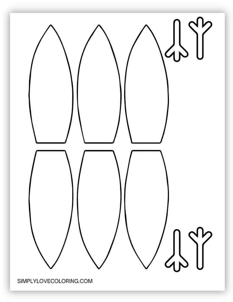 large printable turkey patterns