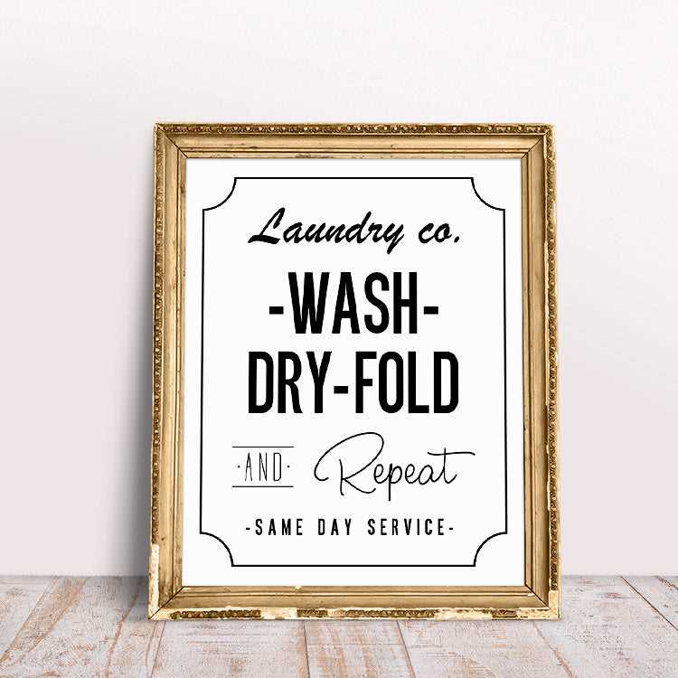 laundry room printables