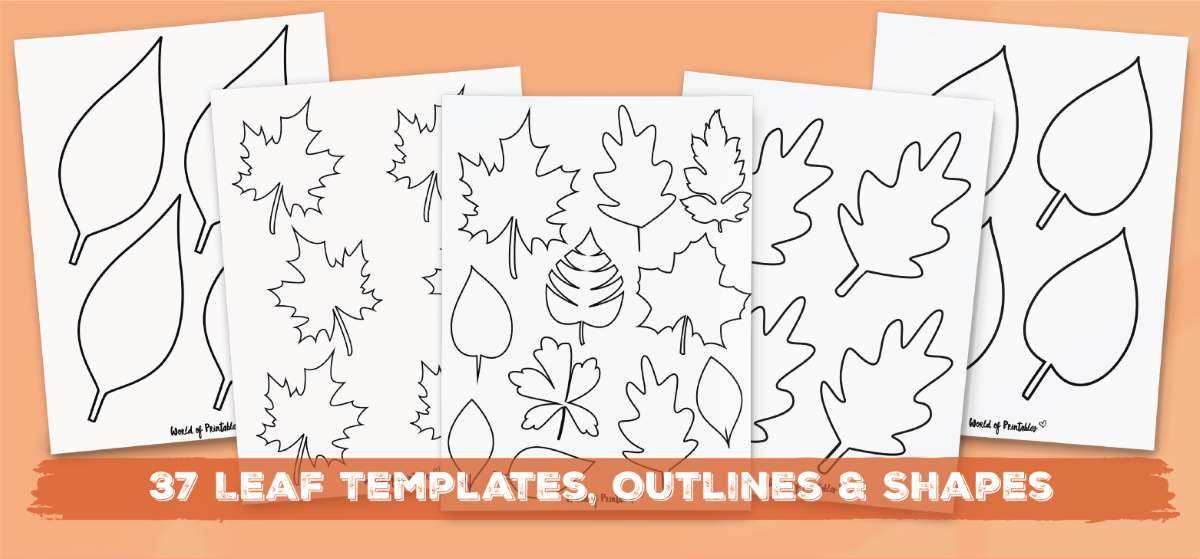 leaves template printable free