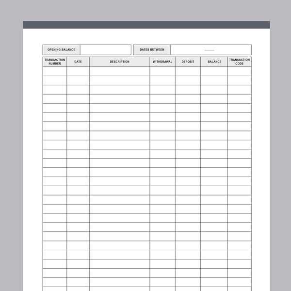 ledger sheets printable